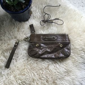 Juicy Couture brown wristlet